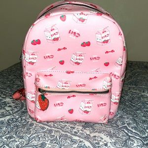 Hot Topic Strawberry 100% Milk Mini Backpack